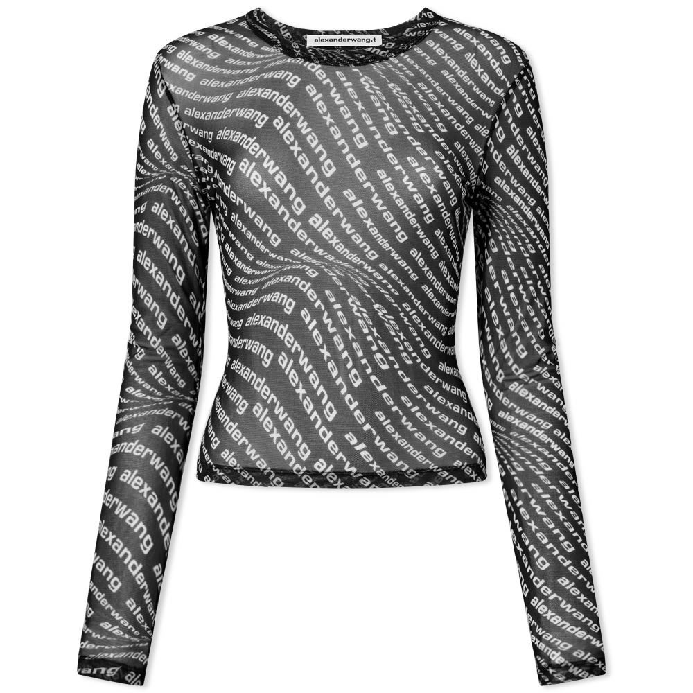 Alexander Wang Logo Mesh Top